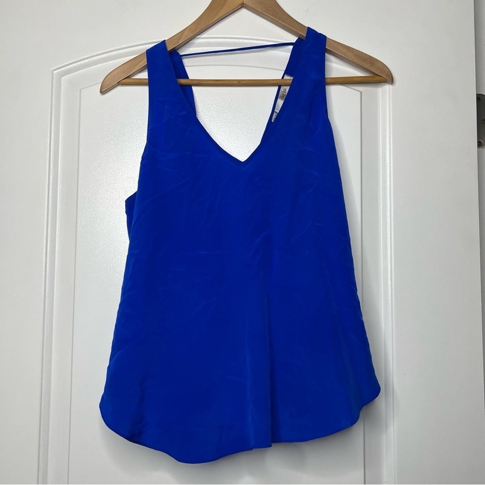 Rory Beca blue silk tank size XS